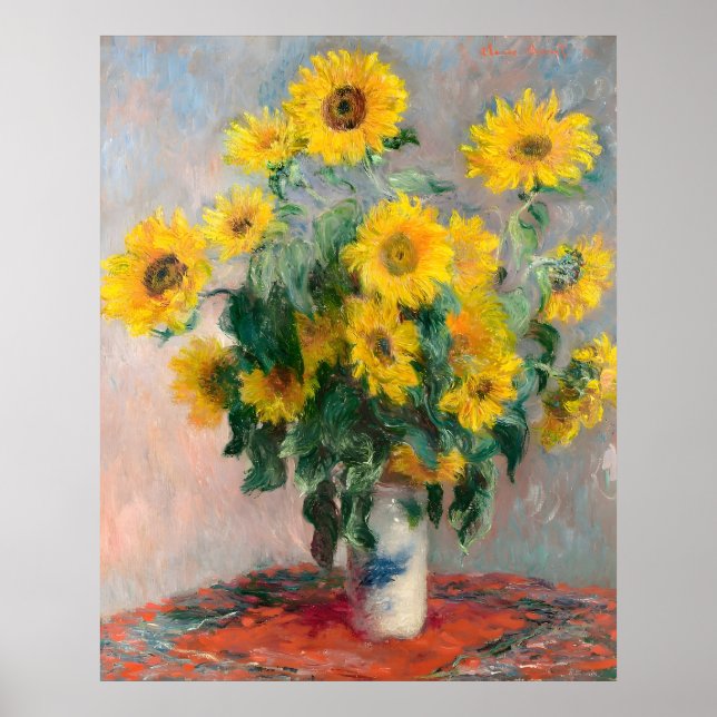 Claude Monet Kunstwerk Poster (Vorne)