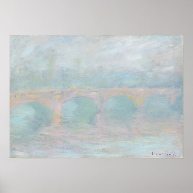 Claude Monet Kunstwerk Poster (Vorne)