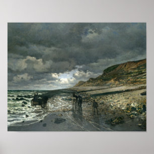 Claude Monet - La Pointe de la Hève bei Ebbe Poster