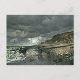 Claude Monet - La Pointe de la Hève bei Ebbe Postkarte