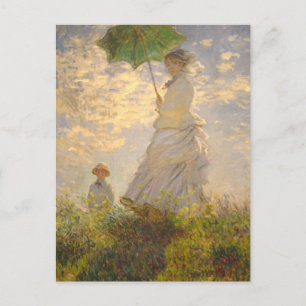 Claude Monet // La Promenade // Umbrella Postkarte