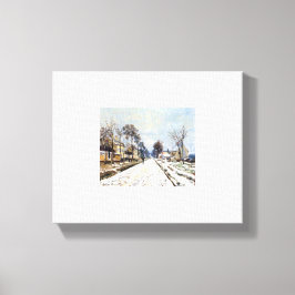 Claude Monet La route de Versailles à Louvecienne Leinwanddruck