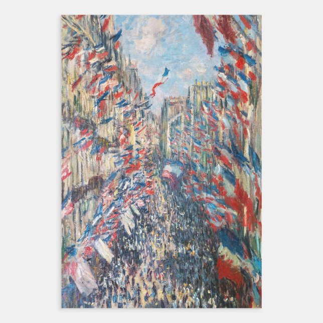 Claude Monet - La Rue Montorgueil - Paris Geschenkpapier Set (Von Creator hochgeladen)