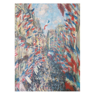 Claude Monet - La Rue Montorgueil - Paris Tischdecke
