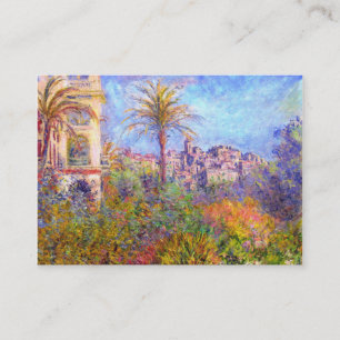 Claude Monet: Landhäuser bei Bordighera Visitenkarte