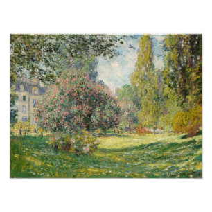 Claude Monet - Landschaft: Der Parc Monceau Fotodruck