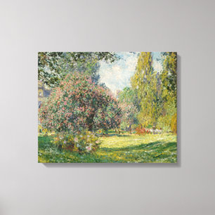 Claude Monet - Landschaft: Der Parc Monceau Leinwanddruck