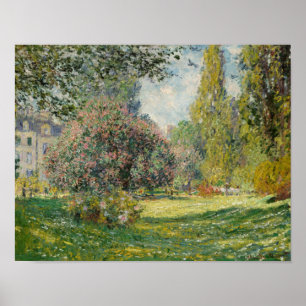 Claude Monet - Landschaft: Der Parc Monceau Poster