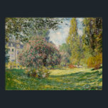 Claude Monet | Landschaft: Der Parc Monceau Poster<br><div class="desc">Landschaft Der Park Monceau von Claude Monet � Bridgeman Bilder</div>