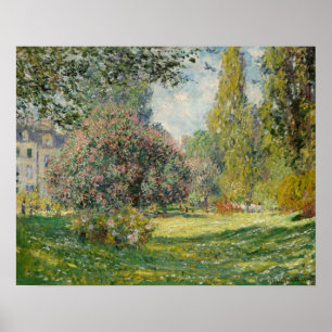 Claude Monet - Landschaft: Der Parc Monceau Poster