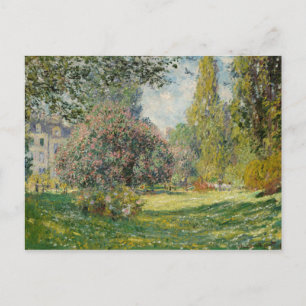 Claude Monet - Landschaft: Der Parc Monceau Postkarte