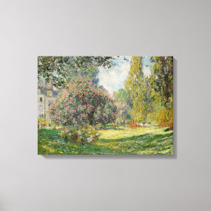Claude Monet Landschaft: Der Park Monceau Leinwanddruck