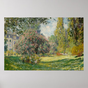 Claude Monet - Landschaft: Der Park Monceau Poster