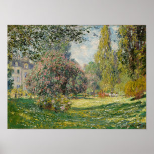 Claude Monet  Landschaft: Der Park Monceau Poster