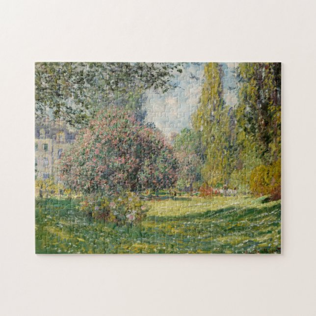 Claude Monet| Landschaft: Der Park Monceau Puzzle (Horizontal)