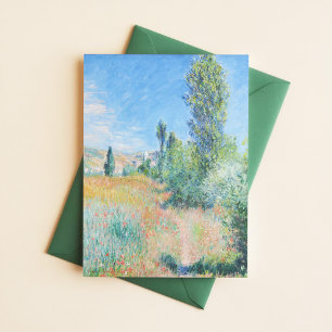 Claude Monet Landschaft im Ile Saint Martin Postkarte
