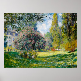 Claude Monet, Landschaft, Parc Monceau, 1876 Poster