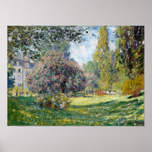 Claude Monet Landschaft Parc Monceau Poster