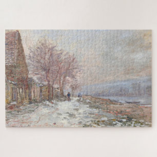 Claude Monet Lavacourt Winterlandschaft Puzzle