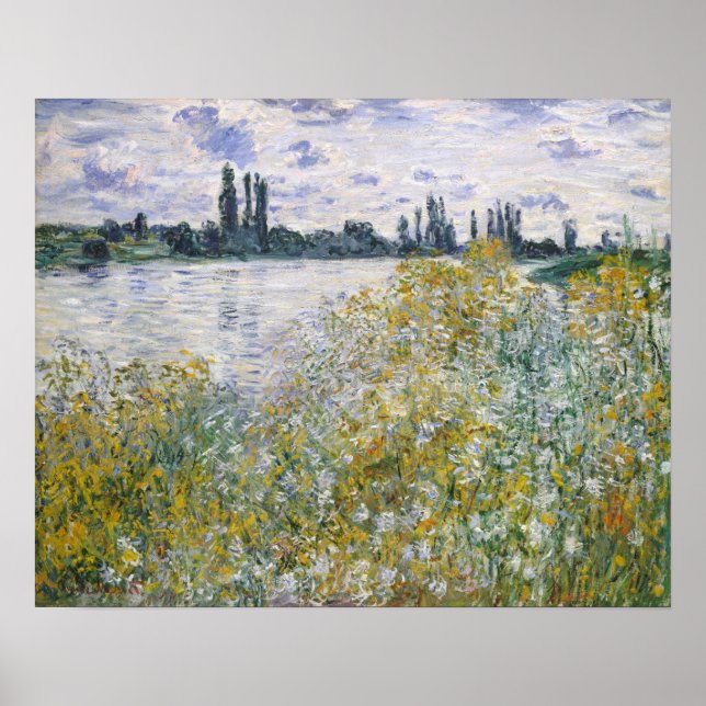 Claude Monet | � le aux Fleurs near V � theue Poster (Vorne)