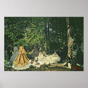 Claude Monet   Le Dejeuner sur l'Herbe, 1865-1866 Poster