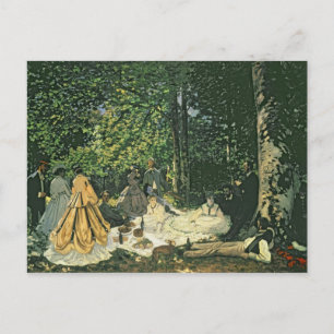 Claude Monet   Le Dejeuner sur l'Herbe, 1865-1866 Postkarte