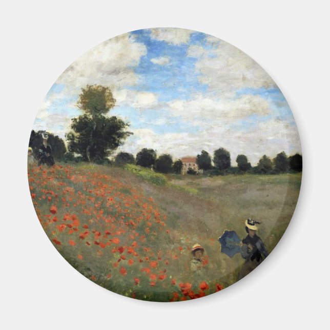 Claude Monet - Les Coquelicots Magnet (Vorne)