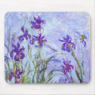 Claude Monet - Lila Schwertlilien / Iris Mauves Mousepad