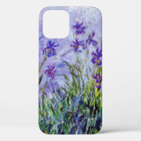 Claude Monet Lilac Irische Vintag Floral Blue