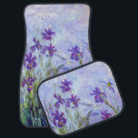 Claude Monet - Lilac Irises / Iris Mauves Autofußmatte<br><div class="desc">Lilac Irises / Iris Mauves - Claude Monet,  1914-1917</div>