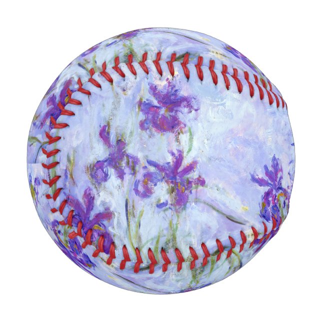 Claude Monet - Lilac Irises / Iris Mauves Baseball (Vorderseite Links)