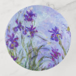 Claude Monet - Lilac Irises / Iris Mauves Dekoschale<br><div class="desc">Lilac Irises / Iris Mauves - Claude Monet,  1914-1917</div>