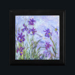 Claude Monet - Lilac Irises / Iris Mauves Erinnerungskiste<br><div class="desc">Lilac Irises / Iris Mauves - Claude Monet,  1914-1917</div>