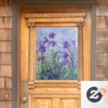 Claude Monet - Lilac Irises / Iris Mauves Fensteraufkleber<br><div class="desc">Lilac Irises / Iris Mauves - Claude Monet,  1914-1917</div>