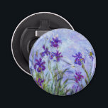 Claude Monet - Lilac Irises / Iris Mauves Flaschenöffner<br><div class="desc">Lilac Irises / Iris Mauves - Claude Monet,  1914-1917</div>