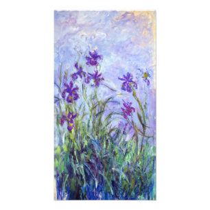 Claude Monet - Lilac Irises / Iris Mauves Fotodruck
