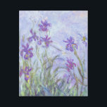 Claude Monet - Lilac Irises / Iris Mauves Galerieleinwand<br><div class="desc">Lilac Irises / Iris Mauves - Claude Monet,  1914-1917</div>