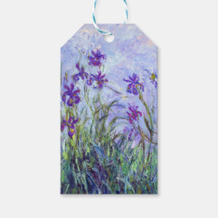 Claude Monet - Lilac Irises / Iris Mauves Geschenkanhänger
