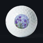 Claude Monet - Lilac Irises / Iris Mauves Golfball<br><div class="desc">Lilac Irises / Iris Mauves - Claude Monet,  1914-1917</div>