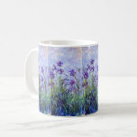 Claude Monet - Lilac Irises / Iris Mauves Kaffeetasse<br><div class="desc">Lilac Irises / Iris Mauves - Claude Monet,  1914-1917</div>