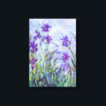 Claude Monet - Lilac Irises / Iris Mauves Leinwanddruck<br><div class="desc">Lilac Irises / Iris Mauves - Claude Monet,  1914-1917</div>