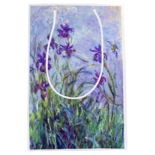 Claude Monet - Lilac Irises / Iris Mauves Mittlere Geschenktüte