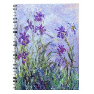 Claude Monet - Lilac Irises / Iris Mauves Notizblock