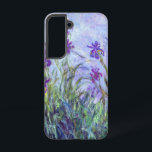 Claude Monet - Lilac Irises / Iris Mauves Samsung Galaxy Hülle<br><div class="desc">Lilac Irises / Iris Mauves - Claude Monet,  1914-1917</div>