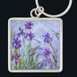 Claude Monet - Lilac Irises / Iris Mauves Schlüsselanhänger<br><div class="desc">Lilac Irises / Iris Mauves - Claude Monet,  1914-1917</div>