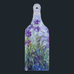 Claude Monet - Lilac Irises / Iris Mauves Schneidebrett<br><div class="desc">Lilac Irises / Iris Mauves - Claude Monet,  1914-1917</div>