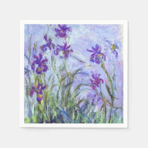 Claude Monet - Lilac Irises / Iris Mauves Serviette