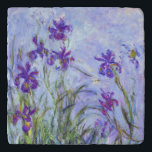 Claude Monet - Lilac Irises / Iris Mauves Töpfeuntersetzer<br><div class="desc">Lilac Irises / Iris Mauves - Claude Monet,  1914-1917</div>
