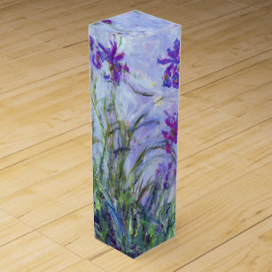 Claude Monet - Lilac Irises / Iris Mauves Weinbox