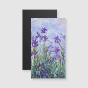Claude Monet - Lilac Irises Magnetkarte